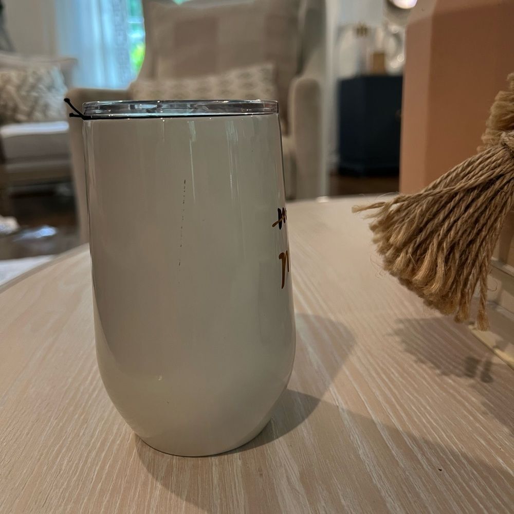 NWT Kate Spade 16oz Stemless Stainless Steel Tumbler with Lid - Picture 4 of 4